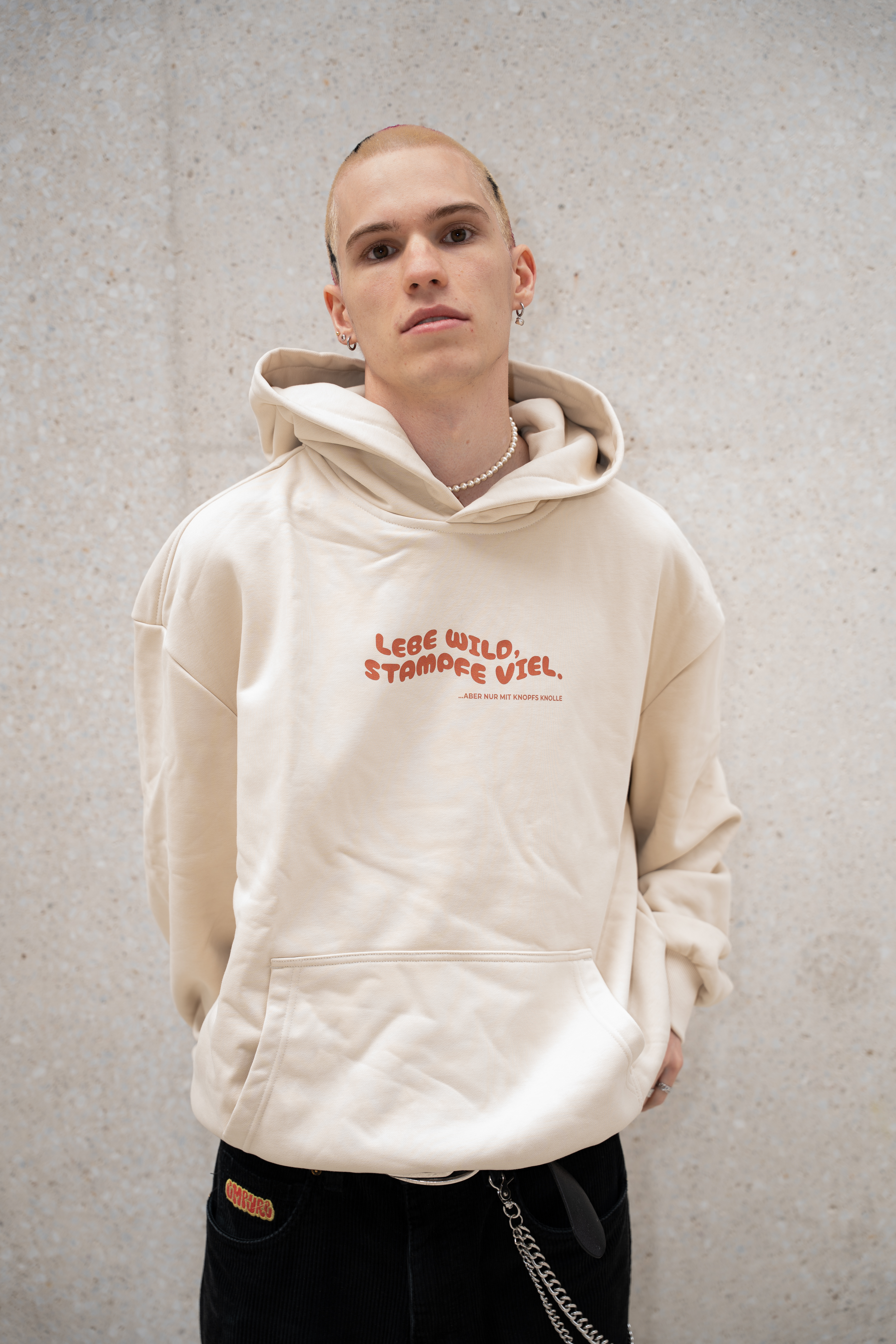 Oversize Hoodie Unisex (lebe wild)